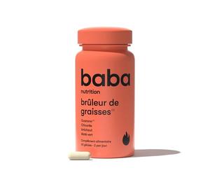 Baba Nutrition Fort Brûleur De Graisses Complément Alimentaire Pour Stimuler Votre Métabolisme | Facilite La Digestion Et éLimine Les Toxines | Maté + Artichaut + Guarana + Chicorée | 60 Gélules