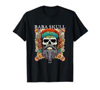 Baba Skull Baba Cool Hippies Années 60-70 Cadeau T-Shirt