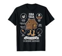 Baba Yaga Cabane Folklore Mythologie Slave T-Shirt