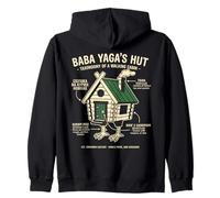 Baba Yaga Cabane Folklore Slave Mythologie Fan Sweat à Capuche