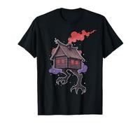 Baba Yaga Cabane Pattes de Poule Mythologie Slave T-Shirt