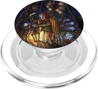 Baba Yaga Carte de Tarot Hermit Mythologie Slave Sorcière païenne PopSockets PopGrip pour MagSafe