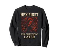 Baba Yaga Folklore païen Slave sorcière de la forêt Sweatshirt