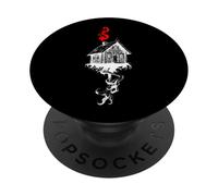 Baba Yaga Isba Pattes Poule Mythologie Slave Art PopSockets PopGrip Adhésif