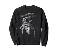 Baba Yaga Mythique Graphique Fantaisie Illustration Baba Yaga Sweatshirt