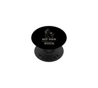Baba Yaga Witchcore Folklore Slave Look féminin foncé PopSockets PopGrip Adhésif