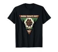 Baba Yaga's Hut Forest Witch Slave Folklore T-Shirt