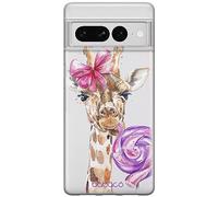 BABACO ERT Group Coque de téléphone Portable pour Google Pixel 7 Pro Original et sous Licence Officielle Motif Giraffe 001 Parfaitement adapté à la Forme du téléphone Portable, partiel imprimé