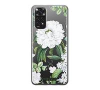 BABACO ERT Group Coque de téléphone Portable pour Xiaomi REDMI Note 11S 4G / REDMI Note 11 4G Original et sous Licence Officielle Motif Flowers 031, partiel imprimé
