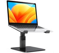 Babacom Support Ordinateur Portable, Support PC Portable Aluminium 8 Hauteur Ajustable, Ergonomique Laptop Stand Compatible avec MacBook, Air, Pro et Plus d'Ordinateurs Portables 10 à 16 Pouces