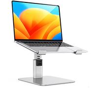 Babacom Support Ordinateur Portable, Support PC Portable Aluminium 8 Hauteur Ajustable, Ergonomique Laptop Stand Compatible avec MacBook, Air, Pro et Plus d'Ordinateurs Portables 10 à 16 Pouces