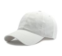 BABAHU Men and Women Baseball Cap Plain Blank Adjustable Classic Baseball Hat Cap 100% Cotton Golf Dad Hat (FR/ES, Alpha/Lettres, Taille Unique, A-White)
