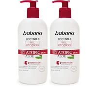 Babaria 1004-21296 Lait Corporel Peau Atypique Aloe 400 ml (Lot de 2)