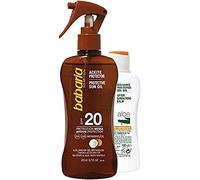 Pack Babaria Huile de noix de coco SPF20+ + Aloe Vera Après Soleil