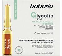 Babaria Acide glycolique Renouvellement cellulaire Ampoules 5 X 2ml