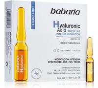 Babaria Acide Hyaluronique Hydratation Intense Ampoules 5 X 2 Ml