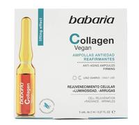 Babaria - Ampoules Visage au Collagène Végane | Effet Lifting Immédiat et Action Anti-âge | Réduction des Rides et Relâchement | Fermeté, Élasticité et Texture Légère | 10 Ampoules de 2 ml