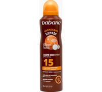 Babaria Bronzante Express Spf15 Huile Sèche Spray 200ml