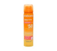 Babaria - Brume faciale protectrice solaire 50 | Crème solaire faciale 50 75 ml | Crème solaire avec aloe et niacinamide | Brume solaire avec haute protection 50