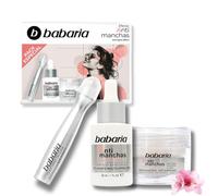 Babaria - Coffret cadeau pour femme contre les taches, le contour des yeux, le sérum pour le visage et la crème anti-taches pour le visage | Pack anti-âge | hydrate, répare et réduit les taches, les