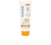 BABARIA Crema Solar Cream SPF50 Invisible 75ML Mixte, Negro, Seulement