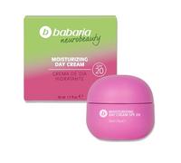 Babaria Crème Jour SPF20 Glow | Protection et Éclat Hydratante | 50ml | Crème jour SPF20 effet glow, protège et illumine la peau avec un fini lumineux