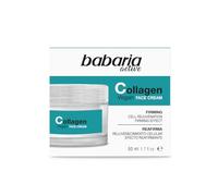 Babaria - Crème Visage au Collagène Végétal | Anti-rides et Raffermissante | Illuminateur Visage | Hydratation Intense | Réduit le Relâchement | Texture Légère | Végane | 30 ml