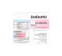 Babaria - Crème Visage Équilibre Microbiote | Prébiotiques et Extrait de Ramboutan | Renforce les Défenses et la Fermeté | Anti-âge et Hydratante | Texture Légère | 50 ml