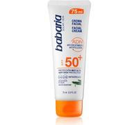 Babaria Crème visage Spf50 Aloe Vera Résistante à l'eau 75ml
