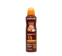 Babaria Huile Sèche Bronzante Brume Corps SPF15 Accélérateur | Huile sèche en brume, texture ultra-légère. Accélérateur de bronzage, effet lumineux, résistante à l'eau.