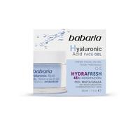 Babaria Hydragel Visage Acide Hyaluronique | Hydratation 24h | 50ml | Hydragel à l'Acide Hyaluronique, hydratation 24h, texture ultra-légère