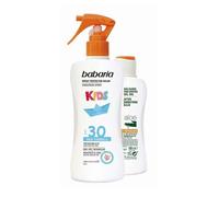 Babaria Kids Spf30 Spray Protector Solar 200ml Vaporizador + Aloe Vera Balsamo 100ml