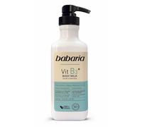 Babaria - Lait corporel hydratant à la vitamine B3 pour peaux sensibles et atopiques, hydratation 24 heures sur 24, végétalien - 500 ml