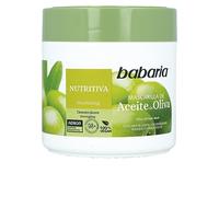 Babaria Masque Cheveux à l'Huile d'Olive | Secs et Abîmés | 400ml | Masque nourrissant à l'huile d'olive pour cheveux secs et abîmés