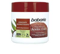 Babaria - Masque Cheveux Secs et Abîmés à la Noix de Coco et Biotine | Hydratation profonde et réparation de la fibre capillaire | Aide au démêlage | Convient à tous types de cheveux | 400 ml