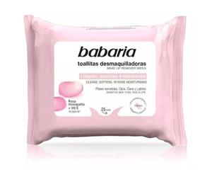 Babaria Rose Hip Oil Cleansing Wipes 25uds