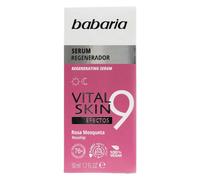 Babaria Sérum visage Vital Skin Rose musquée 9 bénéfices – Anti-taches, Anti-âge – 50 ml
