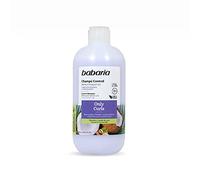 Babaria - Shampoo Cheveux Bouclés Et Ondulés | Définit Boucles Et Ondulations | Anti-Frisottis Cheveux | Noix De Coco Boucles Avec Lait De Coco Et Pistaches | 500Ml