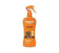 Babaria - Spray solaire Bronze Aloe SPF30 | Accélérateur de bronzage | Hydratant avec Aloe Vera | Résistant à l'eau | Coral Friendly | Vegan | 200 ml