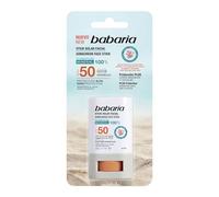 Babaria Stick Solaire Visage SPF 50 | Haute Protection avec Aloe Vera & Beurre de Karité | Résistant à l’Eau et à la Transpiration | Vegan & Respectueux du Corail | 20 g