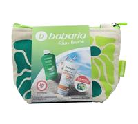 Babaria - Trousse solaire rose musquée format voyage | Protection solaire faciale SPF50+ anti-taches et protecteur capillaire | Hydratation et protection | Résistant à l'eau