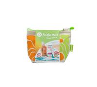Babaria - Trousse solaire rose musquée format voyage | Protection solaire faciale SPF50+ anti-taches et protecteur capillaire | Hydratation et protection | Résistant à l'eau