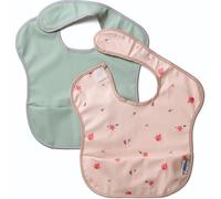 BABATÉ Kids - Bavoir imperméable bébé 2 unités, Tablier bebe pour manger, Bavoir bebe imperméable, Bavoir plastique bébé, Bavette bebe sans manches