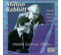 Babbitt - Piano Music Since 1983