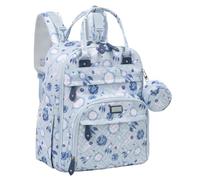 BabbleRoo - Sac à dos pour couches - Sac de voyage pour bébé avec accessoires essentiels - Sac à langer multifonction résistant à l'eau, sac de voyage pour bébé avec matelas à langer, sangles de