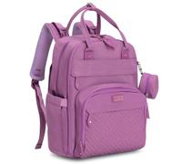 BabbleRoo Sac à Langer Bébé, Sac à Dos à Langer Grande Capacité Déperlant - 17 Poches, Tapis à Langer, Étui à Sucette Amovible, Sangles Poussette, Sac de Voyage Unisexe