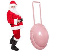 Babbulle Gonflable - Belly de Taille Ajustable, peut être utilisé comme une combinaison de graisse enceinte pour le costume de Père Noël, avec cloche en m