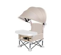 Babby Dining Chair - Primme Qualiity Seatings, Sun Canopy Smmooth Surrfaces Highchairs, Foldable Metal Durrable Impactt Trays, Compact Portable Todler Feeding Gears - For Outdoors Picnic Campings