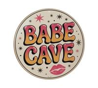 Babe Cave Y2K Plaque en métal