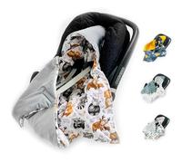 BABEES© Couverture enveloppante matelassée universelle, mi-saison, printemps, automne, chaude pour siège auto, poussette, porte-bébé, lit de bébé en velours